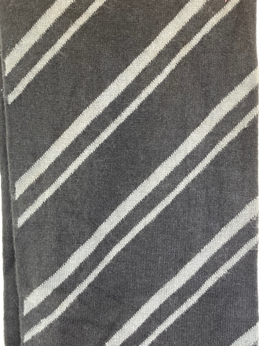 Disney Parks Scarf Mickey Mouse Black Gray Stripe Adult Unisex - Picture 5 of 11